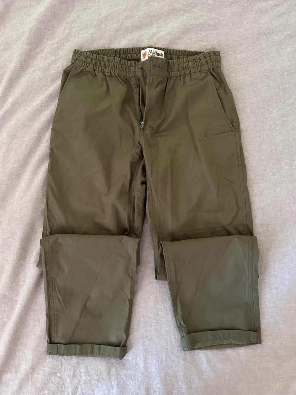 Mollusk California Pants – Olive Green, Size M - Picture 2 of 5
